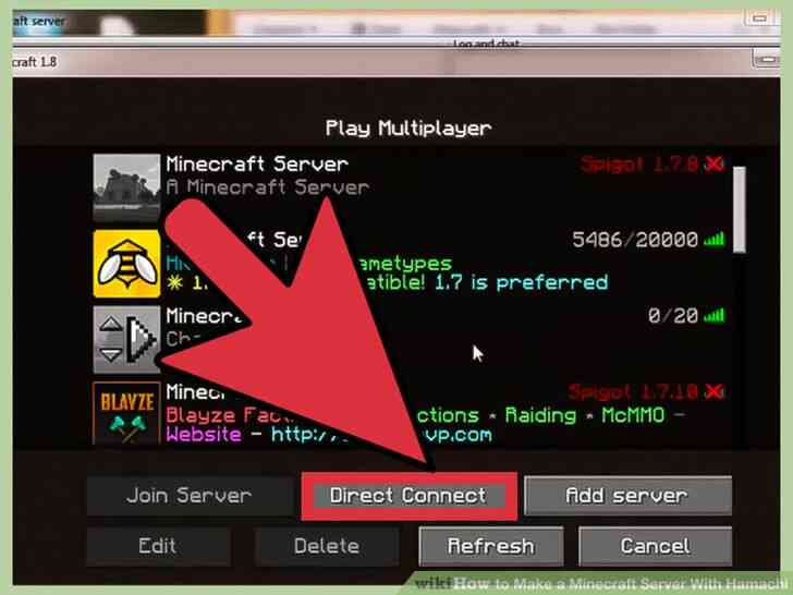 Image intitulée Faire un Serveur Minecraft Avec Hamachi Étape 12